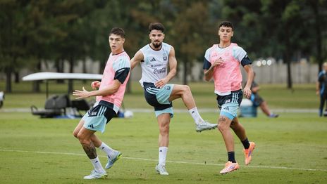 Tomás Palacios sumó minutos en un ensayo de la Selección argentina y espera jugar ante Zambia