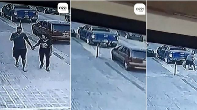 dan una vuelta y arremeten: asi actuan los robaruedas filmados en tolosa