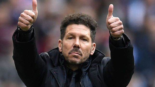 la insolita justificacion de diego simeone tras su gesto a los hinchas del atletico madrid