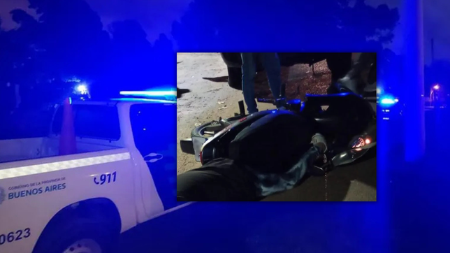 ¿quien era la mujer que murio al caer de su moto en gonnet?