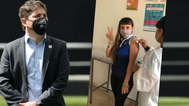 kicillof defendio a la joven que fue denunciada en la plata como vacunada vip