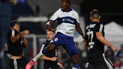 Jan Hurtado no pudo disimular su felicidad por volver a Gimnasia