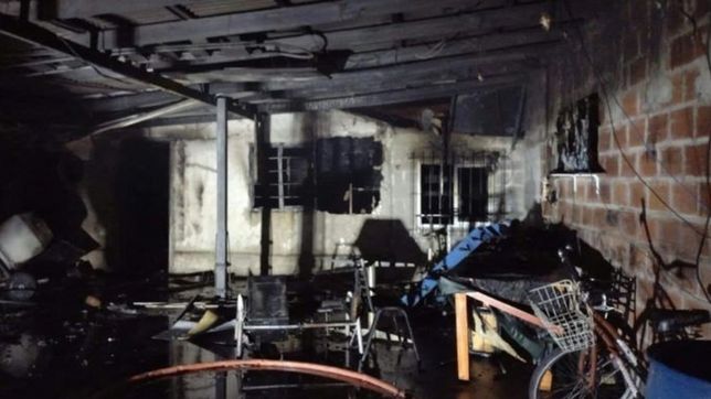tragico incendio: murieron cuatro hermanitos al quedar atrapados dentro de su casa