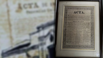 La Aduana recuperó un impreso original de la declaración de Independencia de 1816