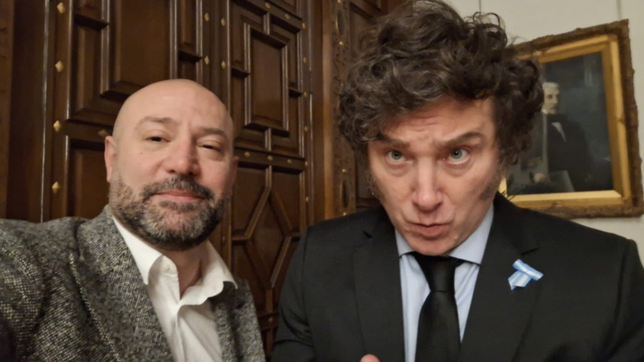 milei nego que spagnuolo le haya informado sobre las coimas en andis: le habria volado la cabeza