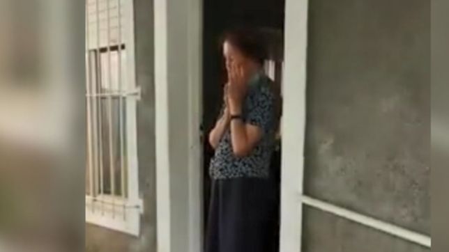 video: el emotivo festejo a una abuela platense que cumplio 90 anos en plena cuarentena