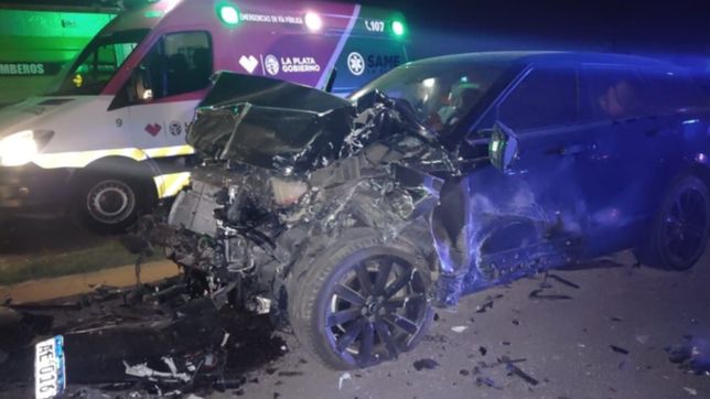 asi quedaron las dos camionetas involucradas en el tragico accidente de la ruta 2