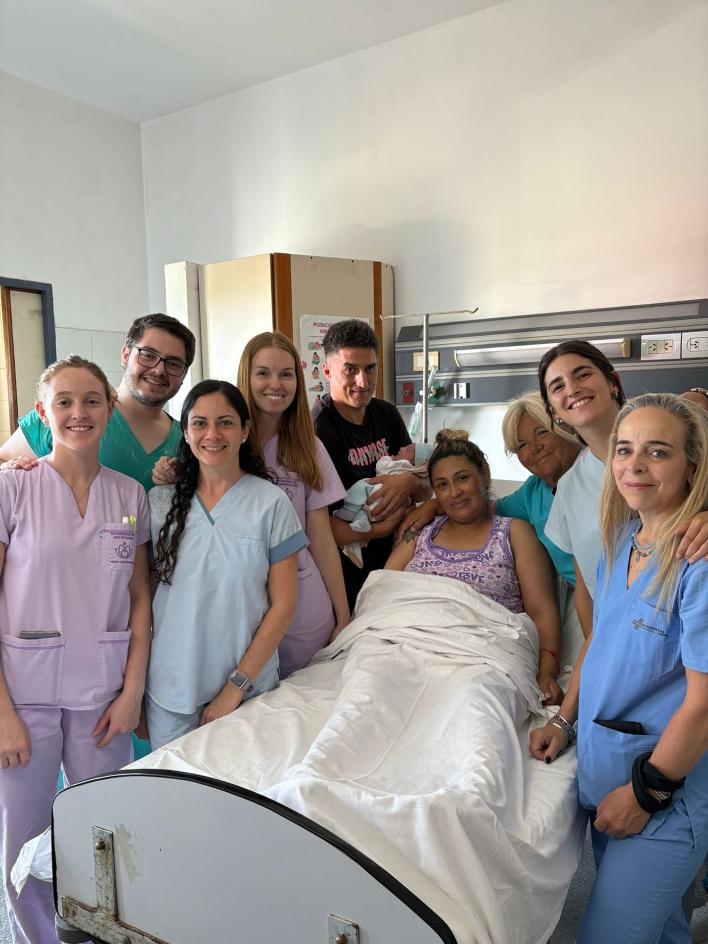 El primer bebé del 2026 en La Plata nació en el Hospital San Roque de Gonnet