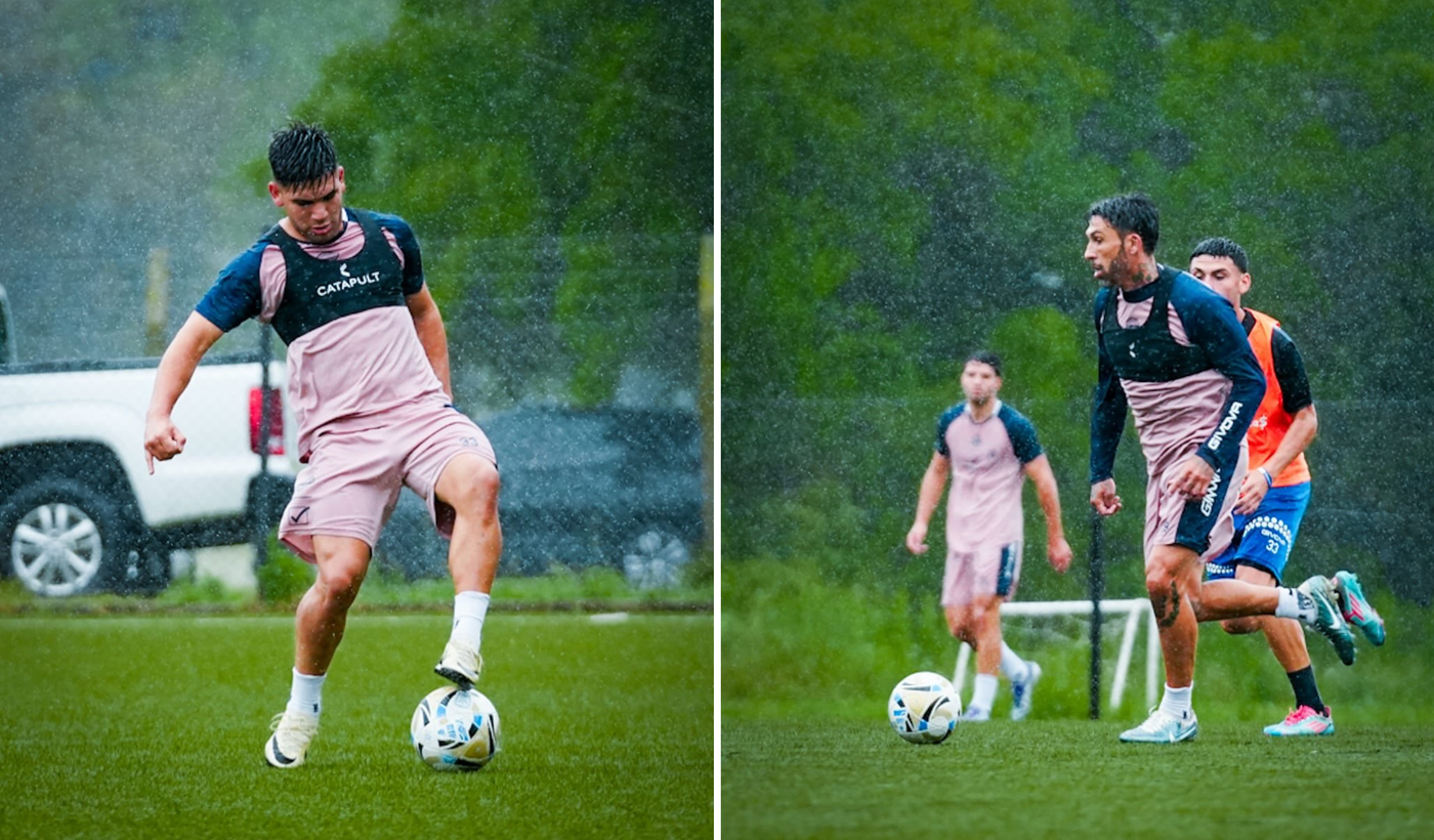 Gimnasia entrenamiento lluvia