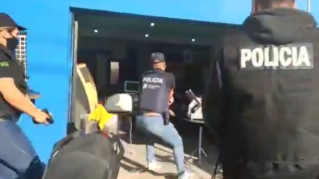 video: asi fue el operativo camuflaje con el que desbarataron una banda narco en la plata