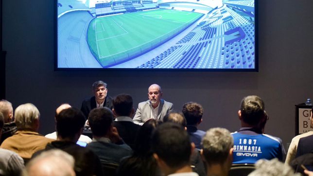 julio chaparro rompio el silencio y presento su imponente proyecto para renovar el estadio de gimnasia