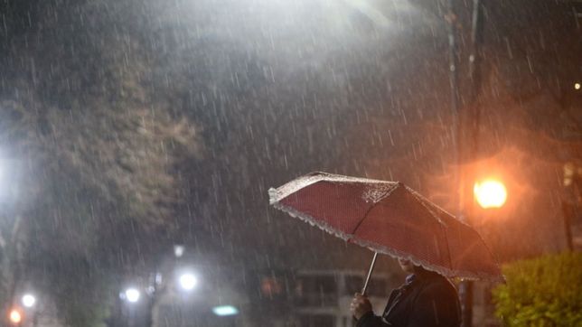 alerta amarillo por tormentas con posible caida de granizo a la plata