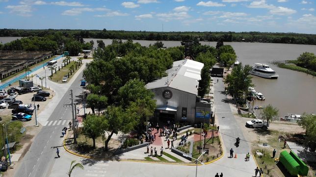 no es el mercado de frutos: el paseo ideal a dos horas de la plata para hacer compras junto al rio