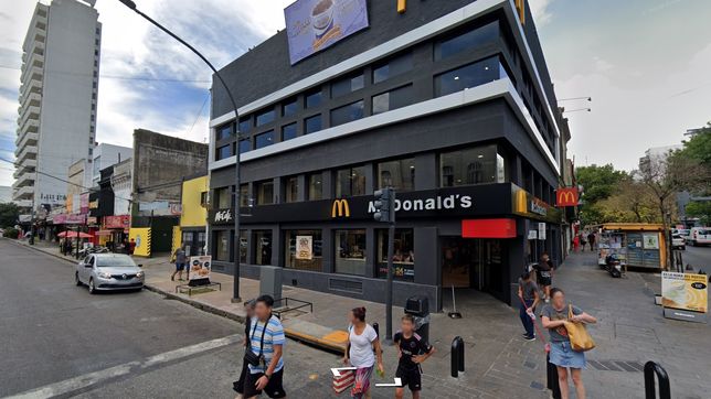 causaron disturbios en el centro y cayeron en el mcdonalds de 8 y 50 con una moto robada