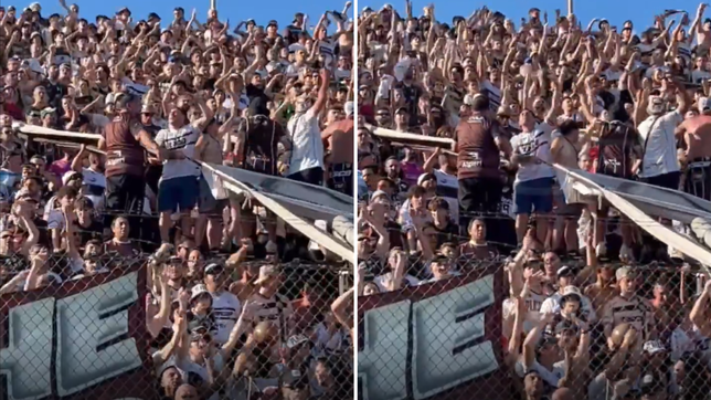 el partido especial del momo en san nicolas por ser hincha de platense y su carino por gimnasia