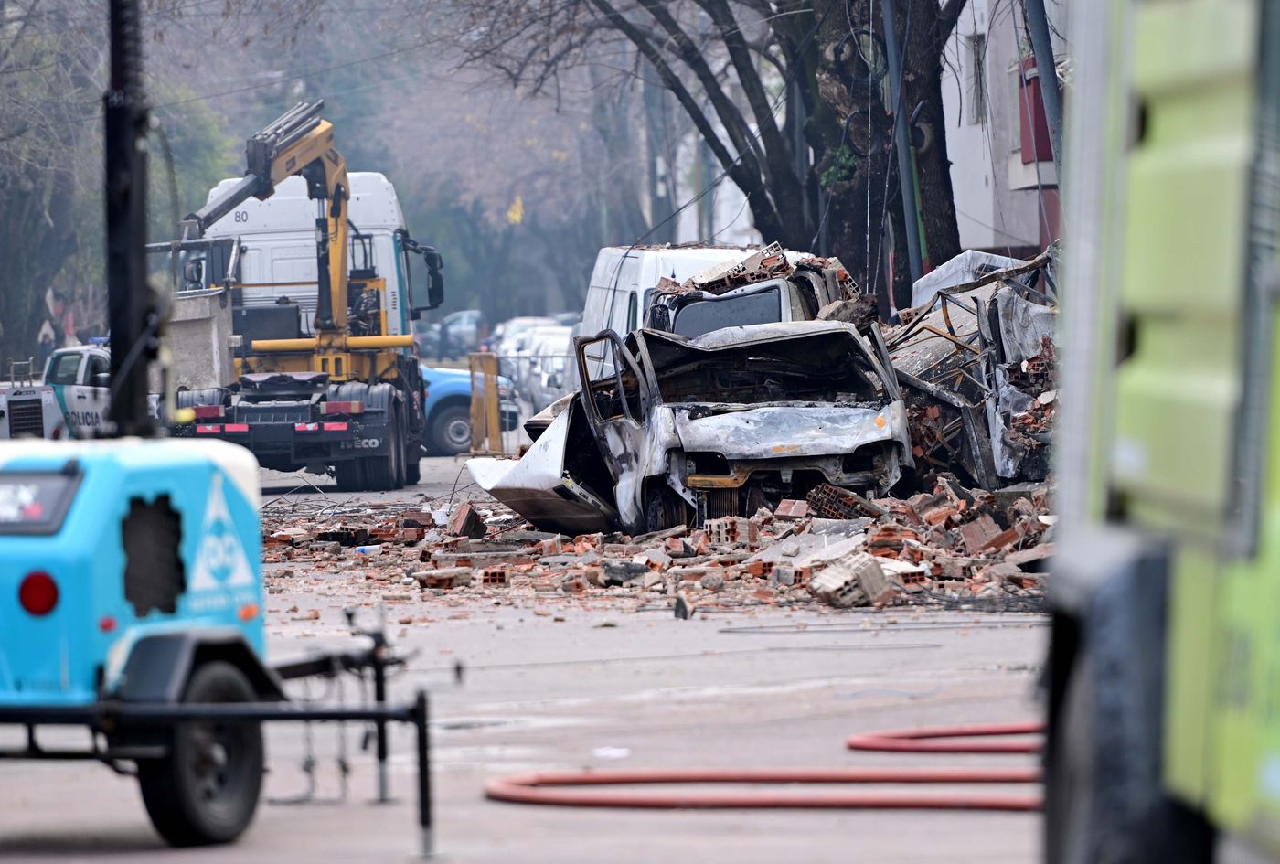 Incendio y derrumbe en diagonal 77 (5)