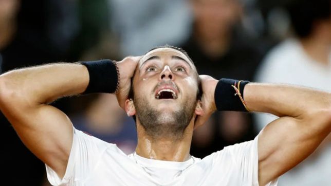 el platense etcheverry derroto a nishioka y esta entre los ocho mejores de roland garros
