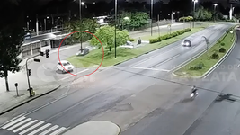 asi fue el brutal accidente en camino centenario que de milagro no termino en tragedia