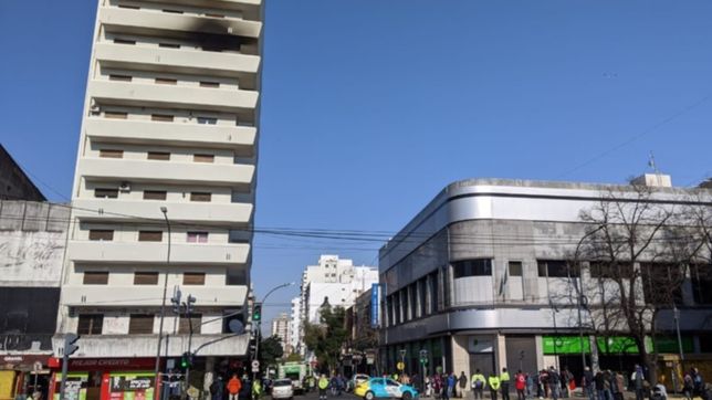 el pedido de ayuda de los habitantes del departamento incendiado en 7 y 50