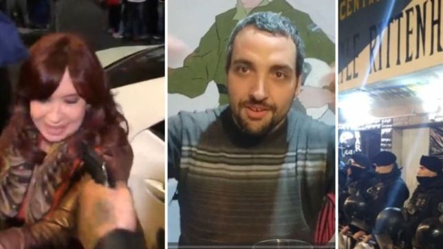 detuvieron a un hombre en la plata que se grabo festejando el ataque a cristina kirchner