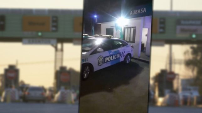 le robaron la moto en un destacamento policial de la autopista la plata-buenos aires