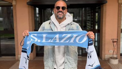 Verón volvió a la Lazio, fue recordado por el equipo italiano y protagonizó un emocionante encuentro