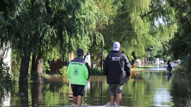 desbordo el rio de la plata y crece la preocupacion en ensenada y berisso