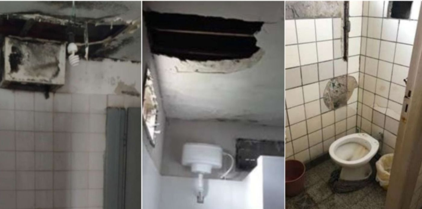 Escuelas con problemas de infraestructura