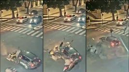 asi fue el choque fatal en pleno centro de la plata entre dos motos y un auto asi fue el choque fatal en pleno centro de la plata entre dos motos y un auto