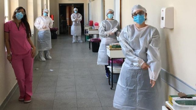 a seguir aguantando, el mensaje de aliento de una residente del hospital san martin