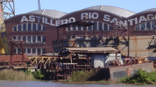 el astillero rio santiago avanza con la construccion de las compuertas de puerto belgrano