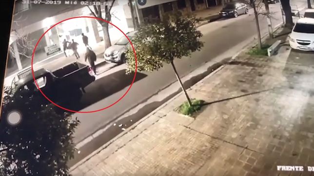 video: terrible robo en manada en plena zona norte de la ciudad