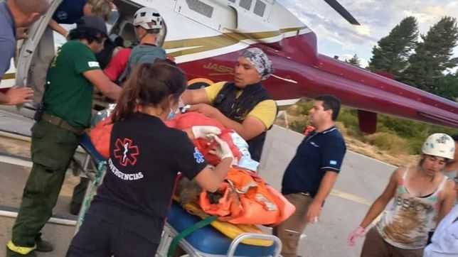 ya esta en la plata la joven que perdio la pierna tras un alud en bariloche