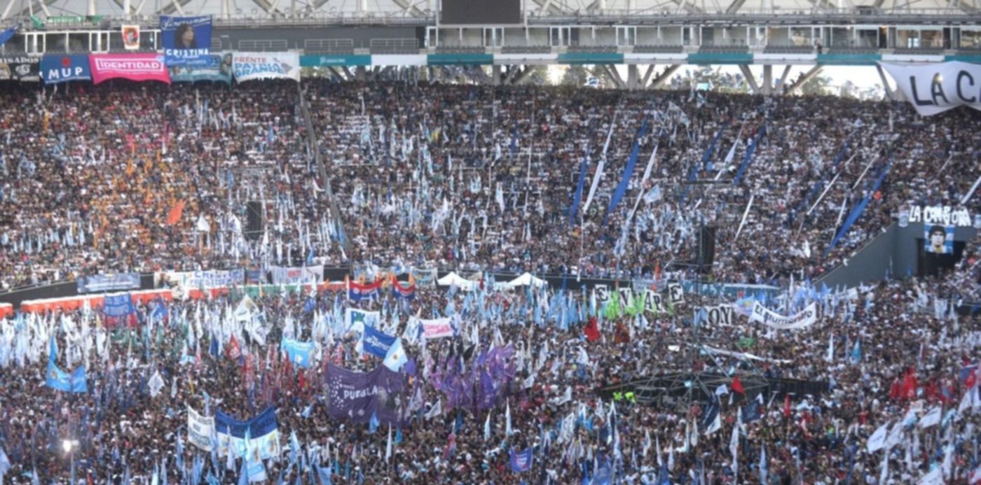 Acto de Cristina en La Plata