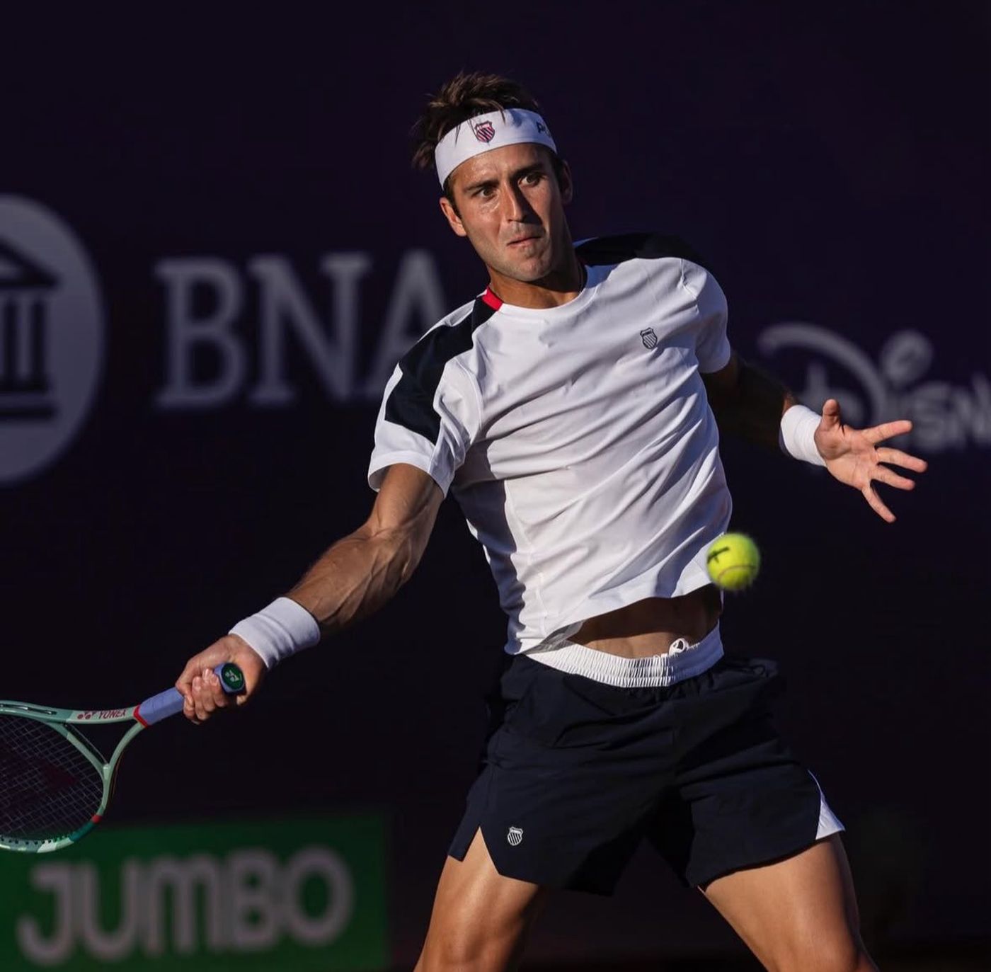 Tomás Etcheverry no pudo avanzar en el Masters 1000 de Indian Wells.