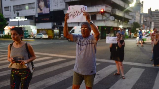 asi se vivio el ruidazo contra el aumento de las tarifas en 7 y 50
