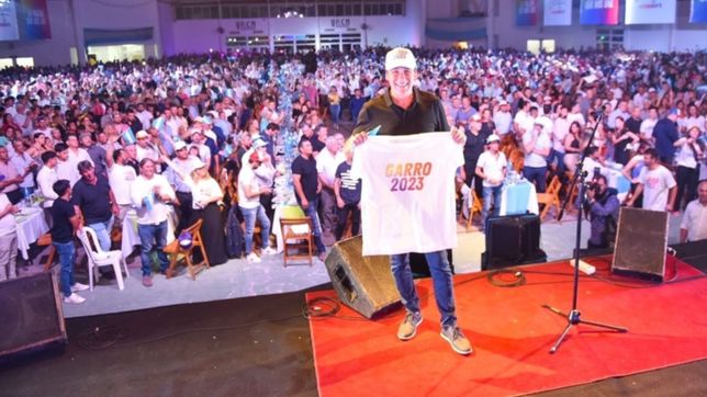 garro cerro el ano ante 6.000 personas: demostramos que se podia transformar la ciudad