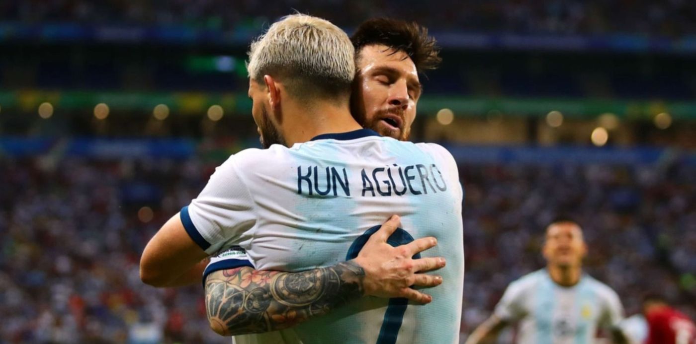 Lionel Messi Sergio Kun Agüero