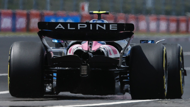 colapinto mejoro sus tiempos, supero a gasly y termino 13° la ultima practica de hungria