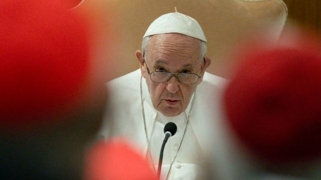 el papa agradecio el acto en la catedral de la plata y alerto por la polarizacion