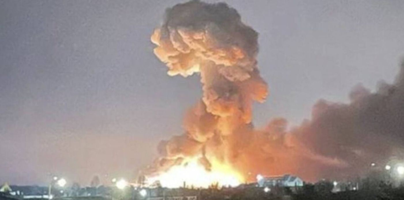 Bombardeo en Ucrania