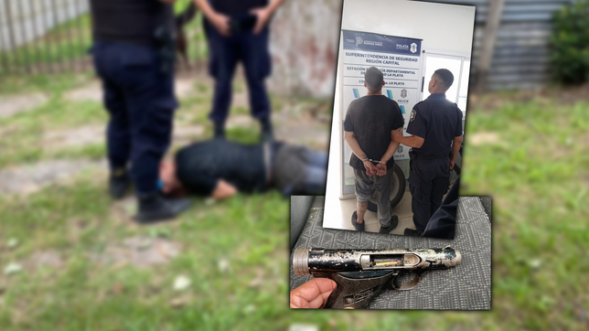 persecucion, armas y tension: encanono a una joven para robarle su moto en la plata