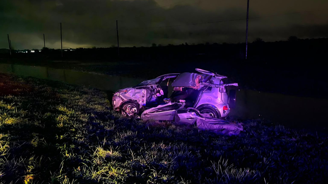 revelan como fue el choque fatal en ruta 2 que dejo un fallecido y un herido grave