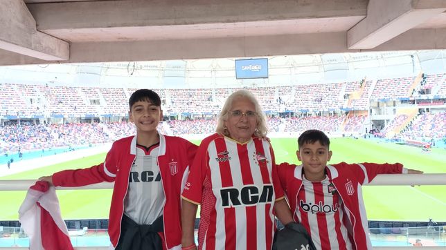 una abuela fue a ver la final de estudiantes, sufrio un acv y lanzaron una campana viral para levantarle el animo