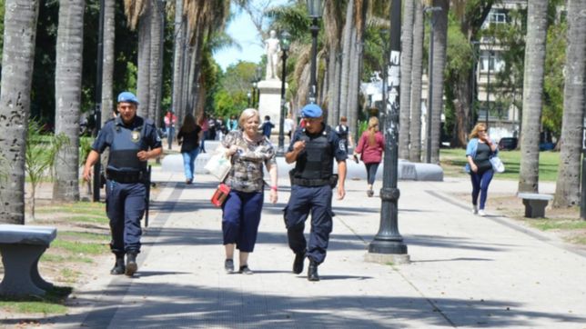 parque saavedra y un fin de semana sin vendedores ambulantes