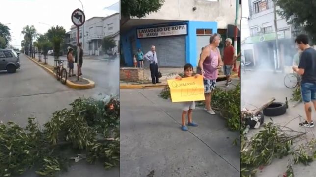 piquete en ensenada y malestar en tolosa y otros barrios por los cortes de luz
