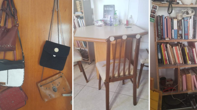 una platense se va del pais y hace una venta de garaje con ofertas de todas sus cosas