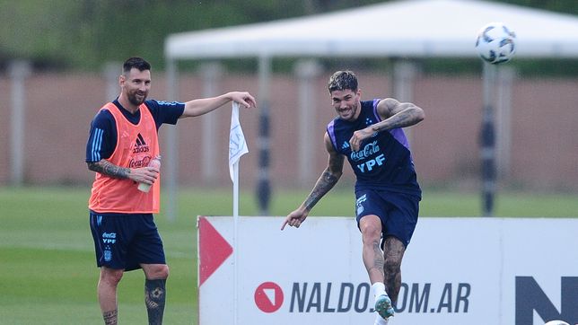 el gol impensado de lionel messi y la escena con rodrigo de paul
