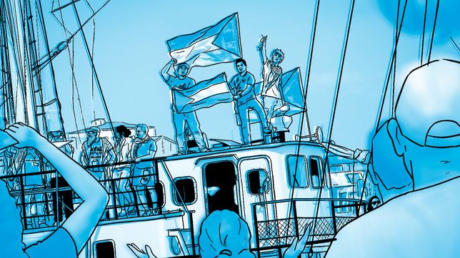 la odisea de cascote bertola, el capitan de la plata que quiso llevar ayuda a gaza y termino deportado