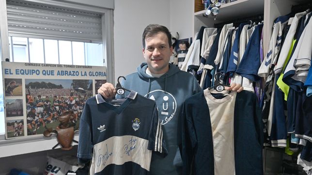 gimnasia de coleccion: el sillon de maradona, la gorra de griguol y tesoros invaluables
